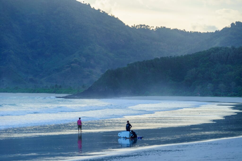 spot foto Pantai Selong Belanak