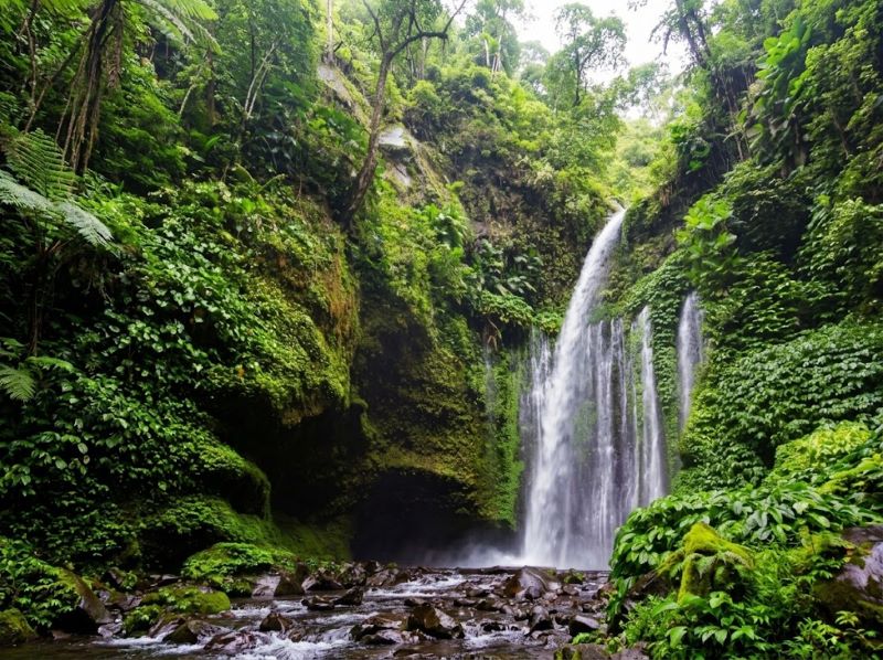 Air terjun Tiu Kelep untuk keluarga