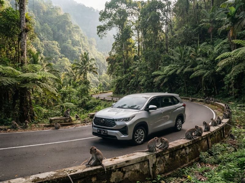 driver lokal untuk perjalanan menuju kawasan Pusuk