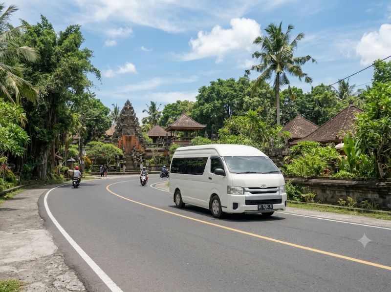 driver wisata religi Taman Mayura