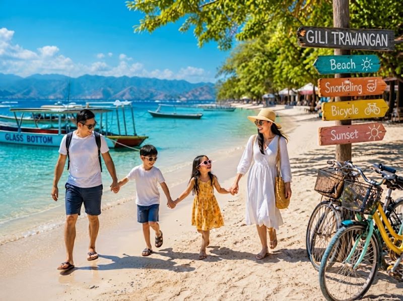 gili trawangan untuk keluarga