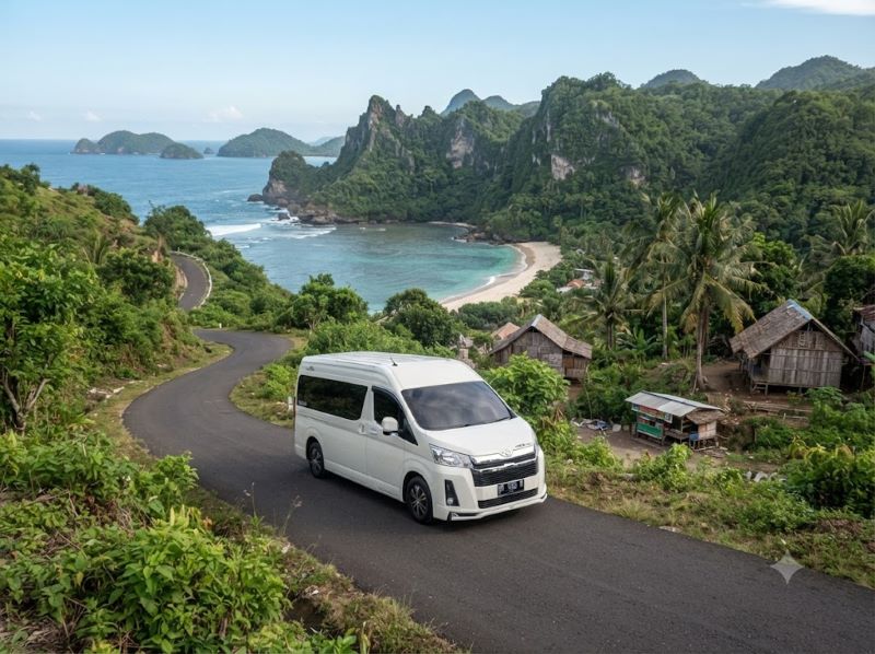 mobil luxury 10 seat untuk wisata Lombok