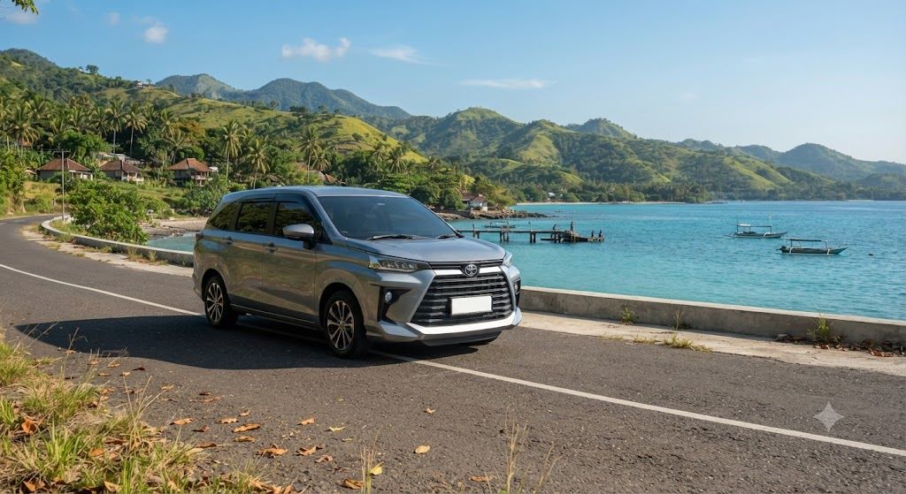 mobil nyaman untuk orang tua saat wisata Lombok