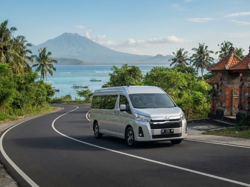 sewa mobil hiace di lombok
