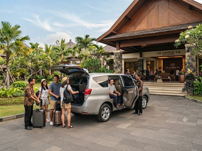 transport Lombok driver lokal
