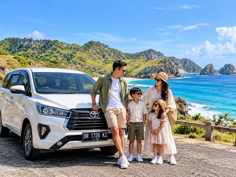 Mobil keluarga untuk wisata Lombok Tengah