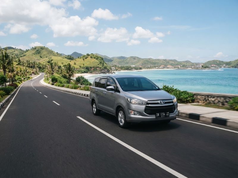 keliling Mandalika dengan mobil