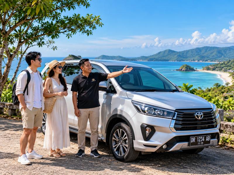 mobil dengan driver lokal untuk wisata pasangan di Lombok