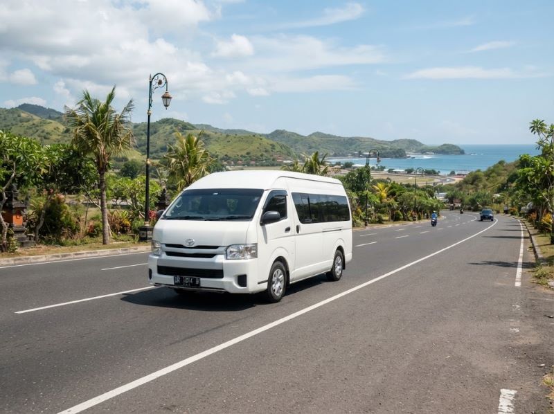 sewa Hiace Premio Standart Lombok