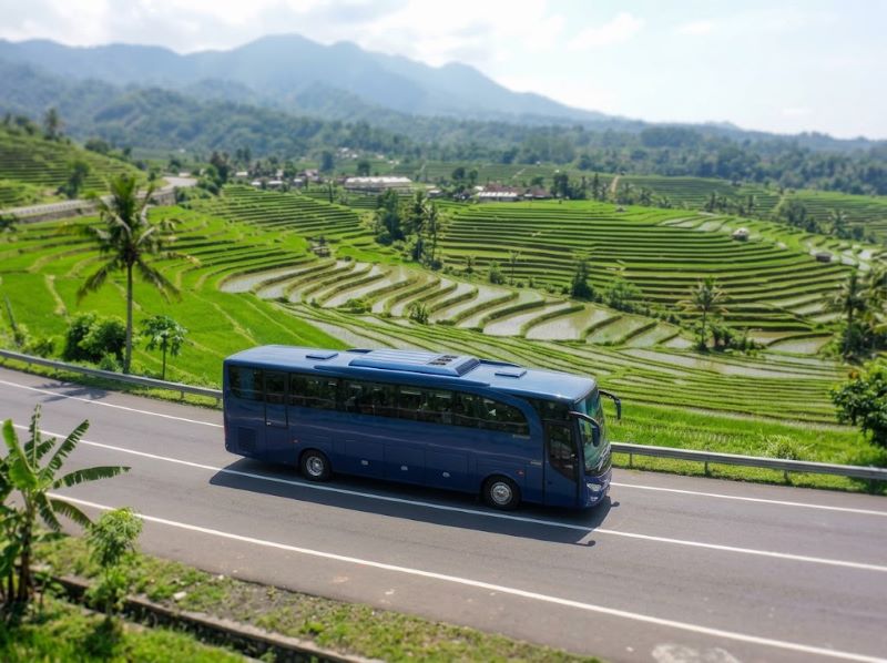 sewa bus Lombok untuk rombongan besar