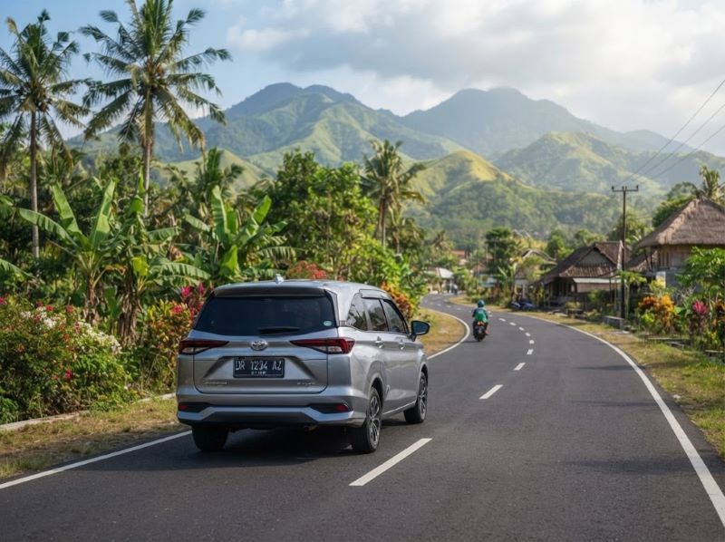 sewa mobil Lombok driver lokal