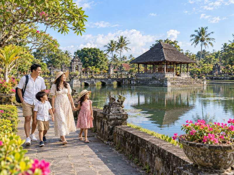 Taman Mayura untuk liburan keluarga