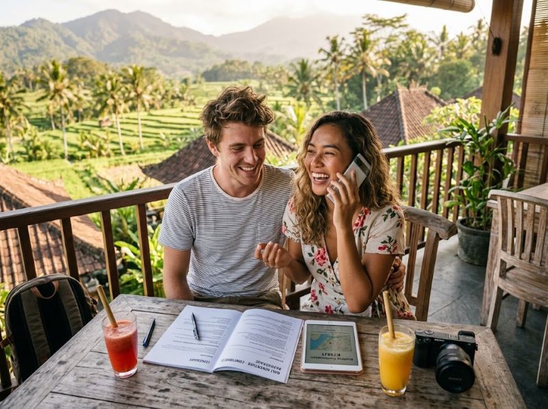konfirmasi pemesanan paket wisata Lombok