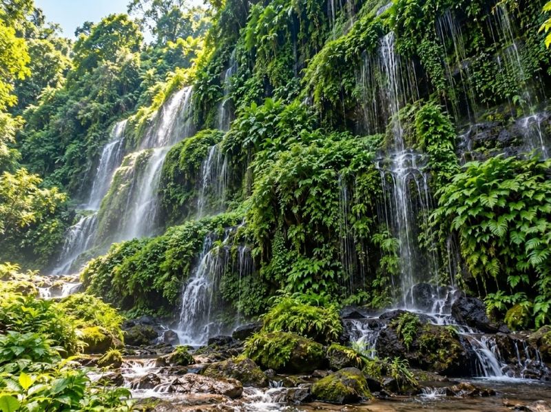 wisata air terjun Benang Kelambu