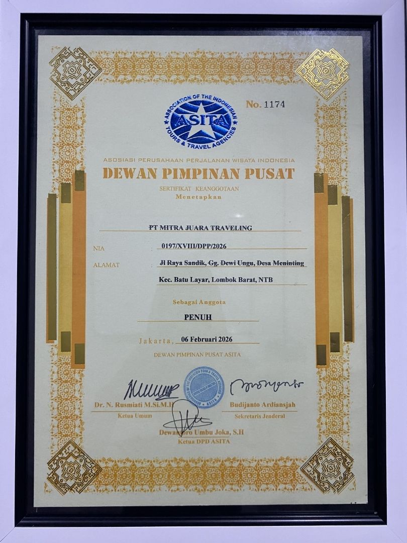 Terdaftar anggota ASITA