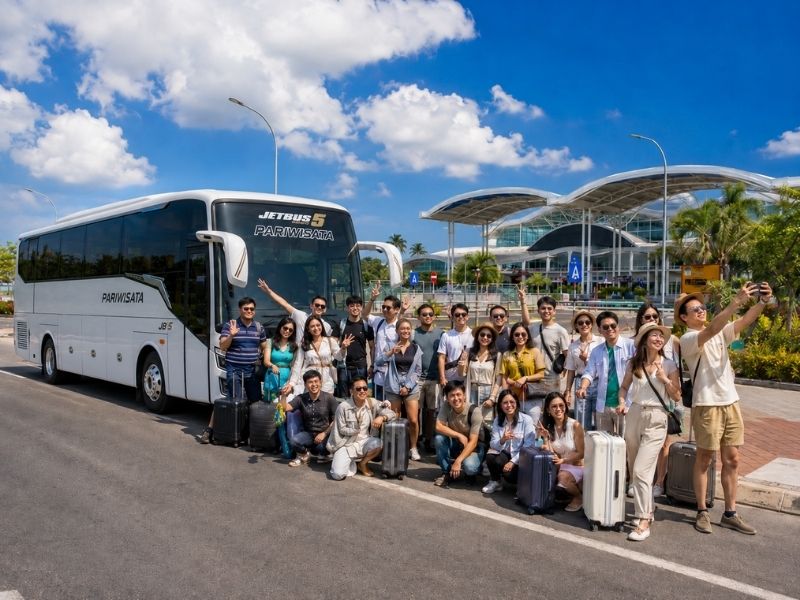 paket bus pariwisata lombok 31 seat