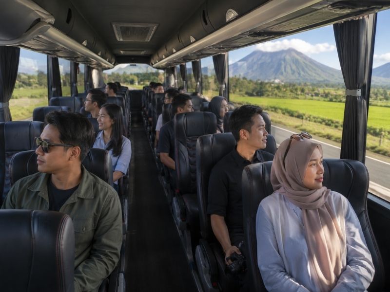paket sewa bus lombok untuk rombongan besar