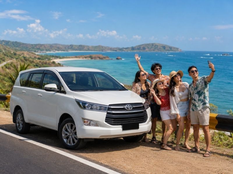 rental innova reborn lombok driver bbm