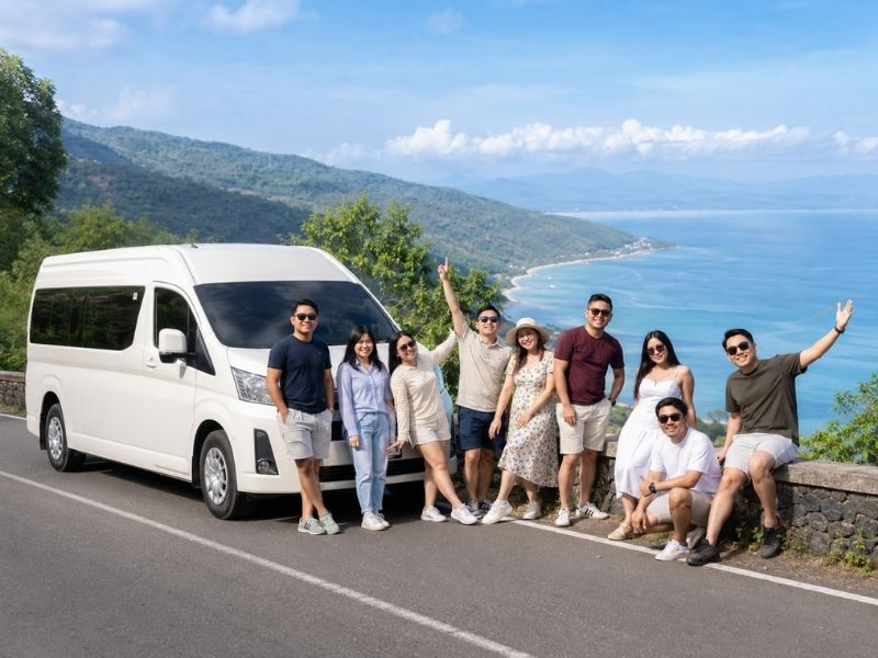 sewa hiace commuter lombok driver bbm