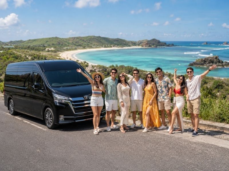 sewa hiace premio luxury lombok