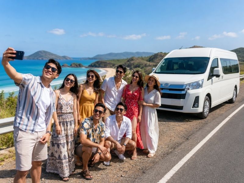 sewa hiace premio standard lombok