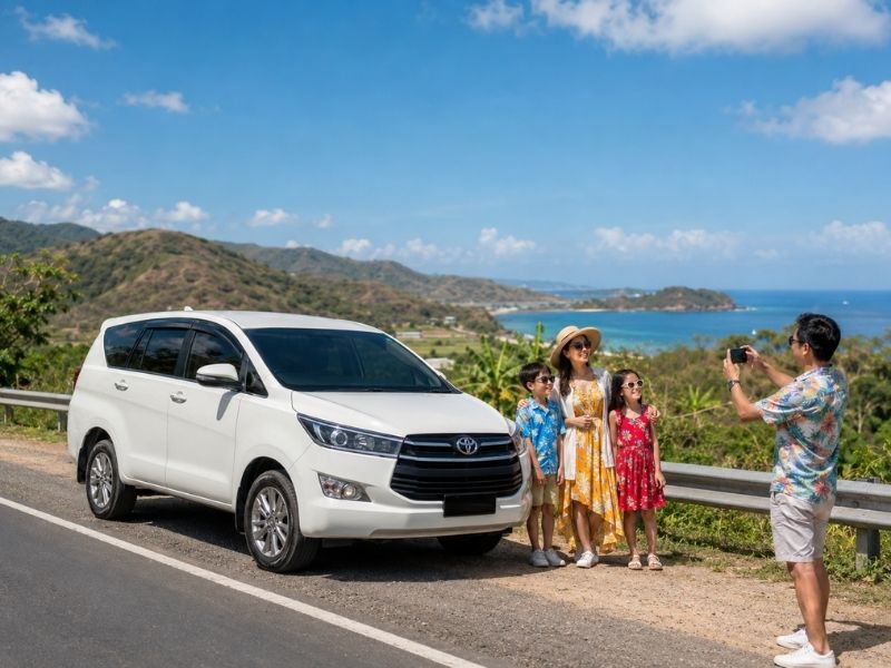 sewa innova reborn lombok 12 jam