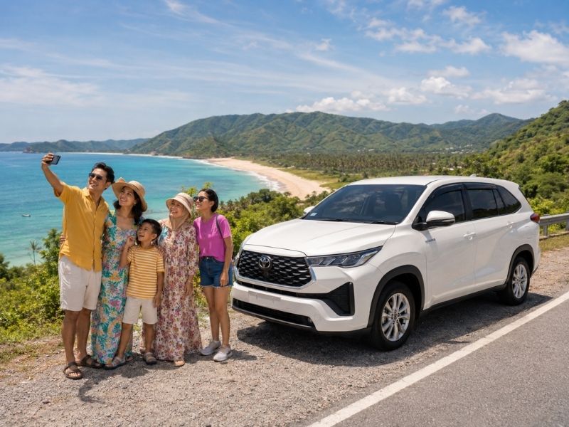 sewa innova zenix v lombok driver bbm