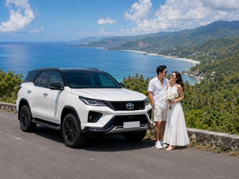 sewa mobil fortuner lombok
