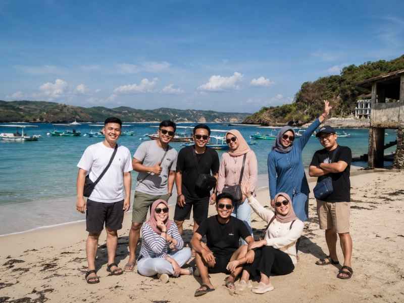 Wisata pantai Gerupuk Lombok
