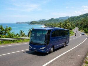 big bus cocok untuk rombongan wisata Lombok