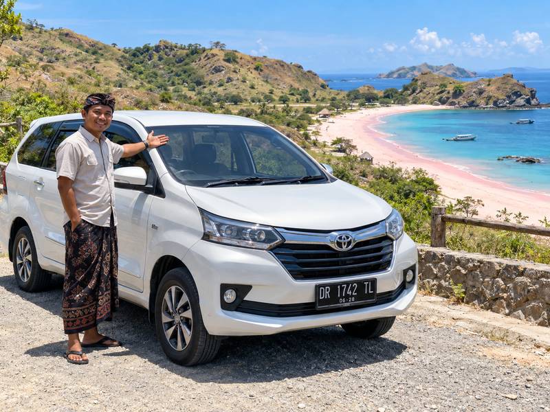 harga transportasi ke Pantai Pink
