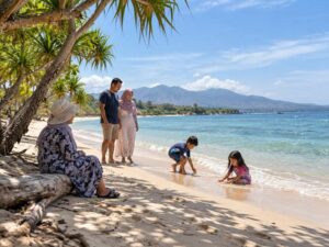 pantai sire untuk keluarga di lombok