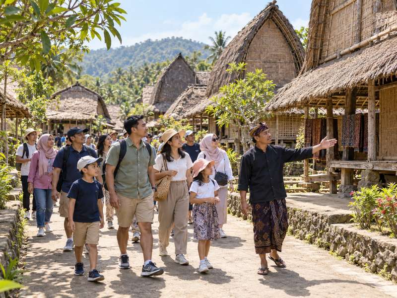 Desa Ende untuk rombongan
