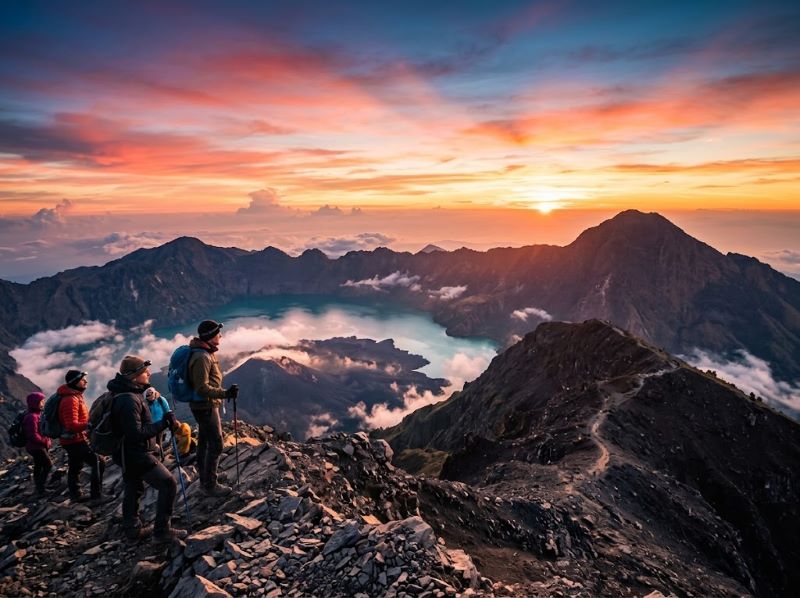 Waktu terbaik mendaki Rinjani