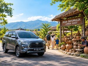 harga transportasi ke Desa Banyumulek
